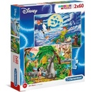 Puzzle Clementoni Disney Petr Pan a Kniha džunglí 21613 2 x 60 dílků