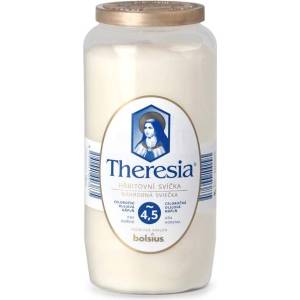 Z - TRADE s. r. o Z - TRADE s. r. o. Композитна свещ Theresia 320 г ~4, 5 дни бяла