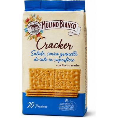 Cracker Salati slané krekry bez kryštálikov soli na povrchu Mulino Bianco 500 g