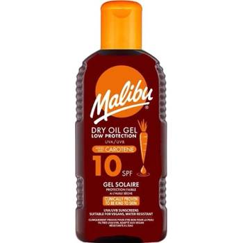 Malibu Dry Oil Gel With Carotene гел-олио за загар spf 10 унисекс 200 мл