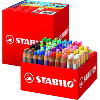 Stabilo woody 3 in 1 880 76 01 box 76 ks se 4 ořezávátky