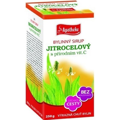 Apotheke Bylinný sirup Jitrocelový 250 g