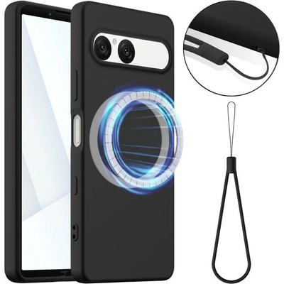 VSETKONAMOBIL 128514 RUBBER MAGSAFE Silikónový kryt pre Sony Xperia 10 VII BLACK