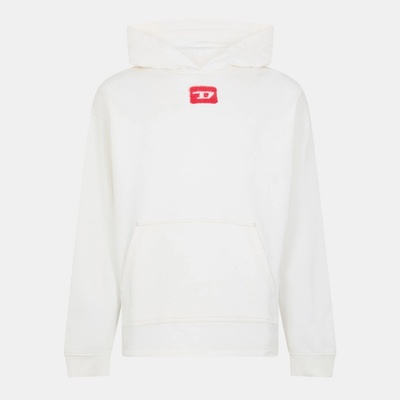 Diesel Суичър Diesel Distorted Graphic Hoodie - Off White