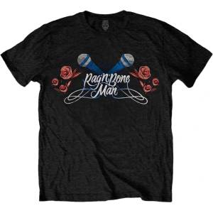 Rag'n'Bone Man Mics & Roses Black XL Риза (RAGTS01MB04)
