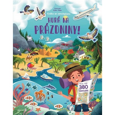 Knížka se samolepkami hurá na prázdniny