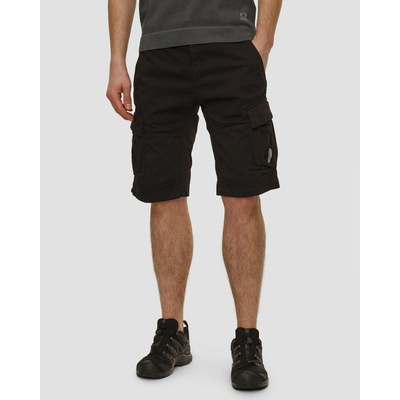 C.p. Company Stretch Sateen Cargo Lens Shorts
