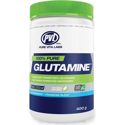 PVL / Pure Vita Labs 100% Pure Glutamine [400 грама] Синя малина