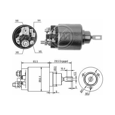 Spínač startéru Bosch 9000082084, 9330081047