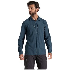 Craghoppers NosiLife Pro Long Sleeved Shirt V Размер: M / Цвят: кафяв