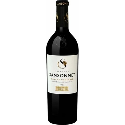 Château Sansonnet Cuvée suché červené 2022 15% 0,75 l (čistá fľaša)