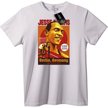 NOONEBRAND Тениска Джеси Оуенс Олимпиада Берлин 1936 - L, White