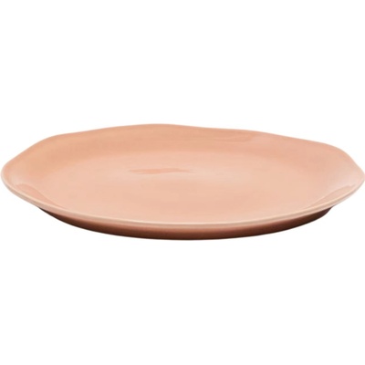 Kave Home Růžový keramický talíř Tiraya 27 cm
