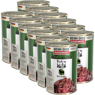 Bewi Dog консерви - Wild, 12 x 400г