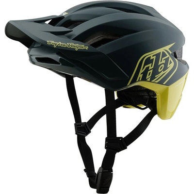 TroyLeeDesigns Flowline SE MIPS Badge Gray Glo Yellow 2025