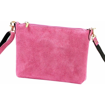 Luka dámska Malá Semišová Crossbody Kabelka Ružová Na Telefón 26-093