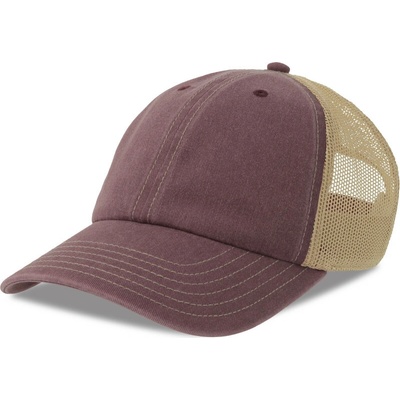 Atlantis Headwear K Vintage Trucker Teon 6 panelová COT33030358399 burgundy/kh Burgundová/khaki