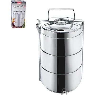 Orion Jídlonosič termo nerez 3 patra, 14 cm