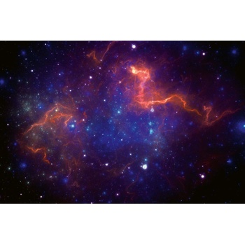 DIMEX ART s. r. o Флизелинов фототапет цветна галактика 375 x 250 см
