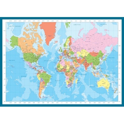 Eurographics Mapa světa 1000 dielov