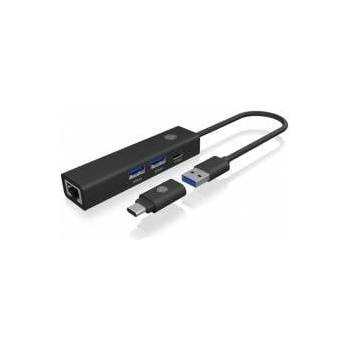 RaidSonic ICY BOX IB-HUB1439 LAN/USB Hub