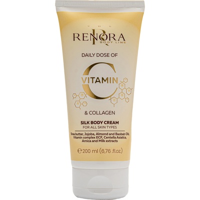 Renora Daily Dose of VITAMIN C & Collagen Cashmere Shower Milk Мляко за тяло дамски 200ml