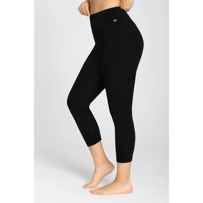 Super Natural dámské funkční merino legíny Feel Good leggin jet black melange