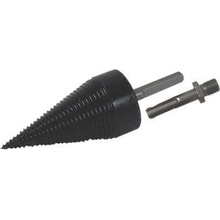 TOPTRADE tŕň štiepací 2x adaptér 65 mm SDS+ a šesťhran 32 x 90 mm
