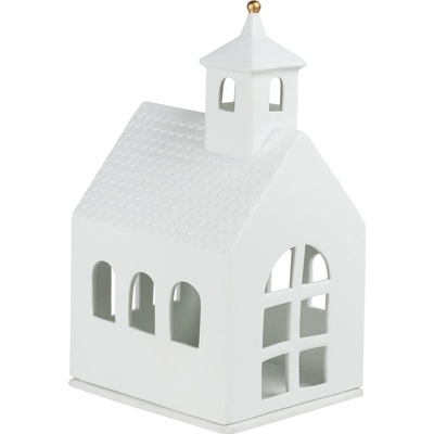 räder Porcelánový svícen domeček Great Chapel, bílá barva, porcelán – Zboží Dáma