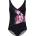 Zoggs Bloomsbury Wrap Front Womens - Black