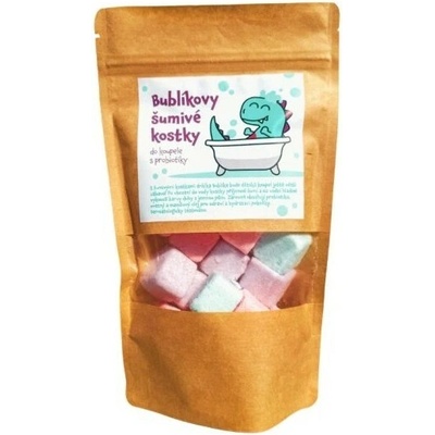 Pure Harmony Bublíkovy šumivé kostky s probiotiky - sůl do koupele 180 g