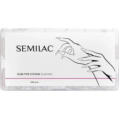 Semilac Slim Tips System umělé nehty typ 240 ks