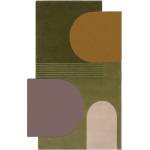 Flair Rugs Зелен ръчно изработен вълнен килим 120x180 cm Lozenge - Flair Rugs (503119373455)