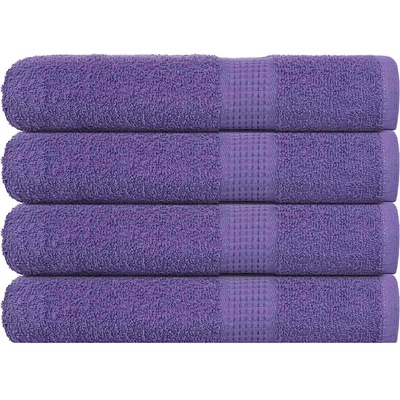 vidaXL Кърпи FROGN 4 бр. Лилави 100x200 см 360 г/м2 (136891)