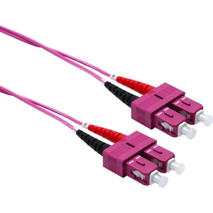 Conneu SC-SC дуплексна пач корда, мултимод OM4, 3 мм. , виолетова, Conneu (1.0 м) (CNFJ-SCSCOM4DVT3mm-1)