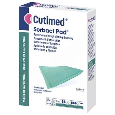 Cutimed Sorbact PAD 10 cm x 10 cm 5 ks