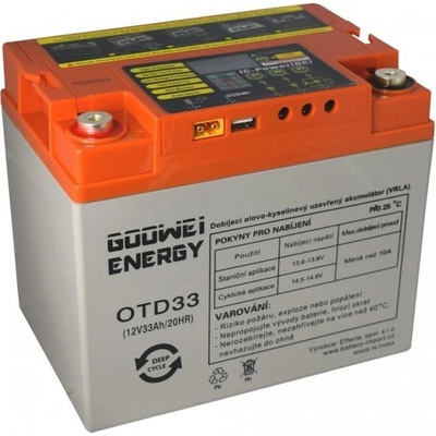 DEEP CYCLE GEL GOOWEI ENERGY OTD33 12V 33Ah