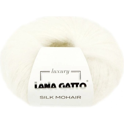 Lana Gatto Silk Mohair 6027 slonovinovo biela