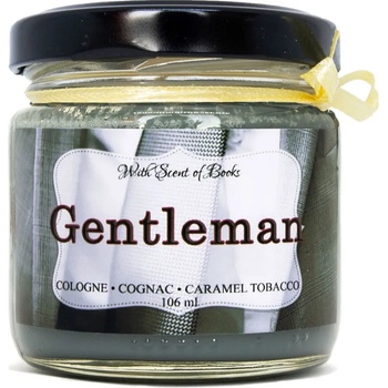 Image 1 of With Scent of Books Ароматна свещ - Gentleman, 106 ml (GENTLEMAN 106 ml)