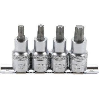 BGS technic 8886 BGS , Sada nástrčných hlavic 12,5 mm (1/2") T-profil (pro Torx) T40 - T55 4dílná