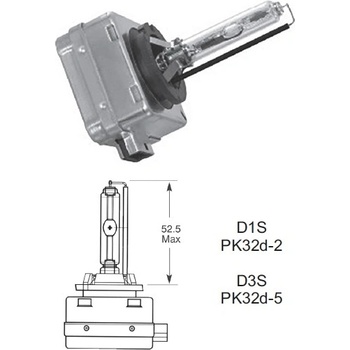 xenon. výbojka 85V 35W D1S PK32d-2, Elta