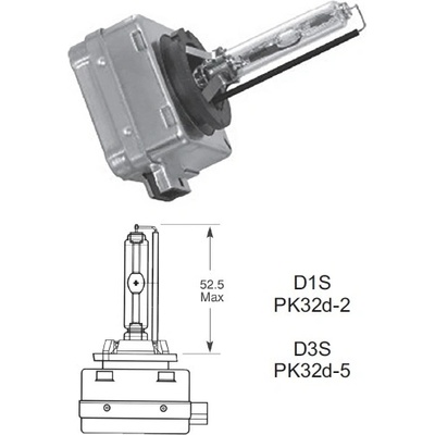 xenon. výbojka 85V 35W D1S PK32d-2, Elta