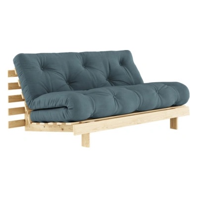 sofa ROOT by Karup bezbarvé + futon petrol blue 757