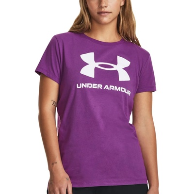 Under Armour Тениска Under Armour UA W SPORTSTYLE LOGO SS-PPL 1356305-580 Размер XS