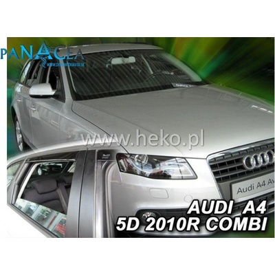 Deflektory Heko Audi A4 Combi 2009 predné + zadné