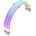 1stPlayer Extension Modding Cable PCIe 6+2PIN Addressable RGB White (NC2-8P-WH)