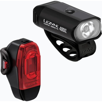 Lezyne Комплект светлини за велосипед Lezyne Mini Drive 400XL / KTV Drive+ двойка черни/черни