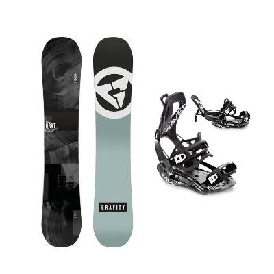 Gravity Contra 24/25 pánský snowboard + Raven Fastec FT360 black vázání - 162 cm + L (EU 41-44)