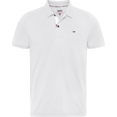 Tommy Jeans Блуза с яка Tommy Jeans Men's Slim Short-Sleeve Polo Shirt - White