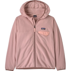Patagonia Детско поларено яке Patagonia Kid's Micro D Snap-T Jacket Fleece jacket - Fuzzy Mauve - размер XL (703-4106-2815)